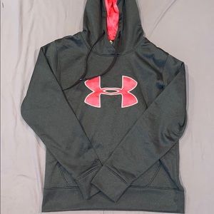 Under Armour sweatshirt. Grey and Pink. Sporty